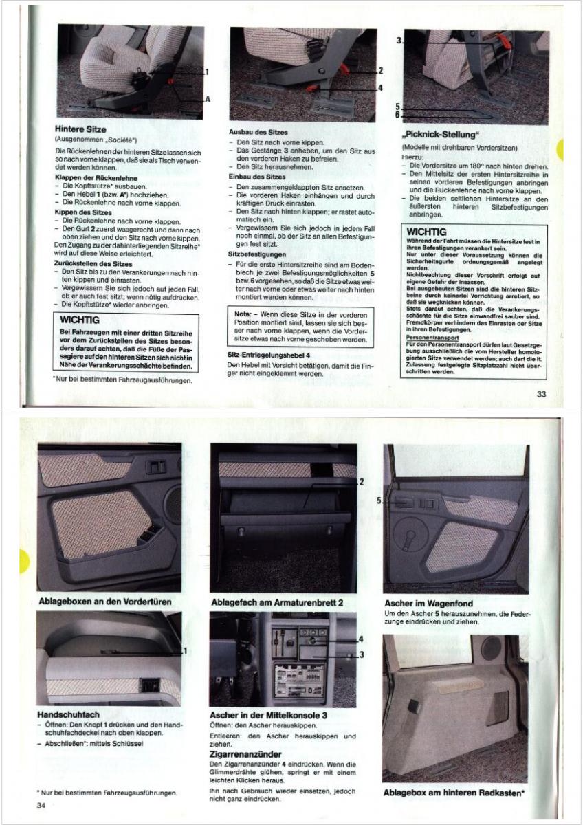 Renault Espace I 1 Handbuch / page 17