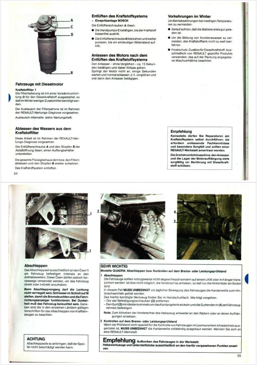 Renault Espace I 1 Handbuch / page 27