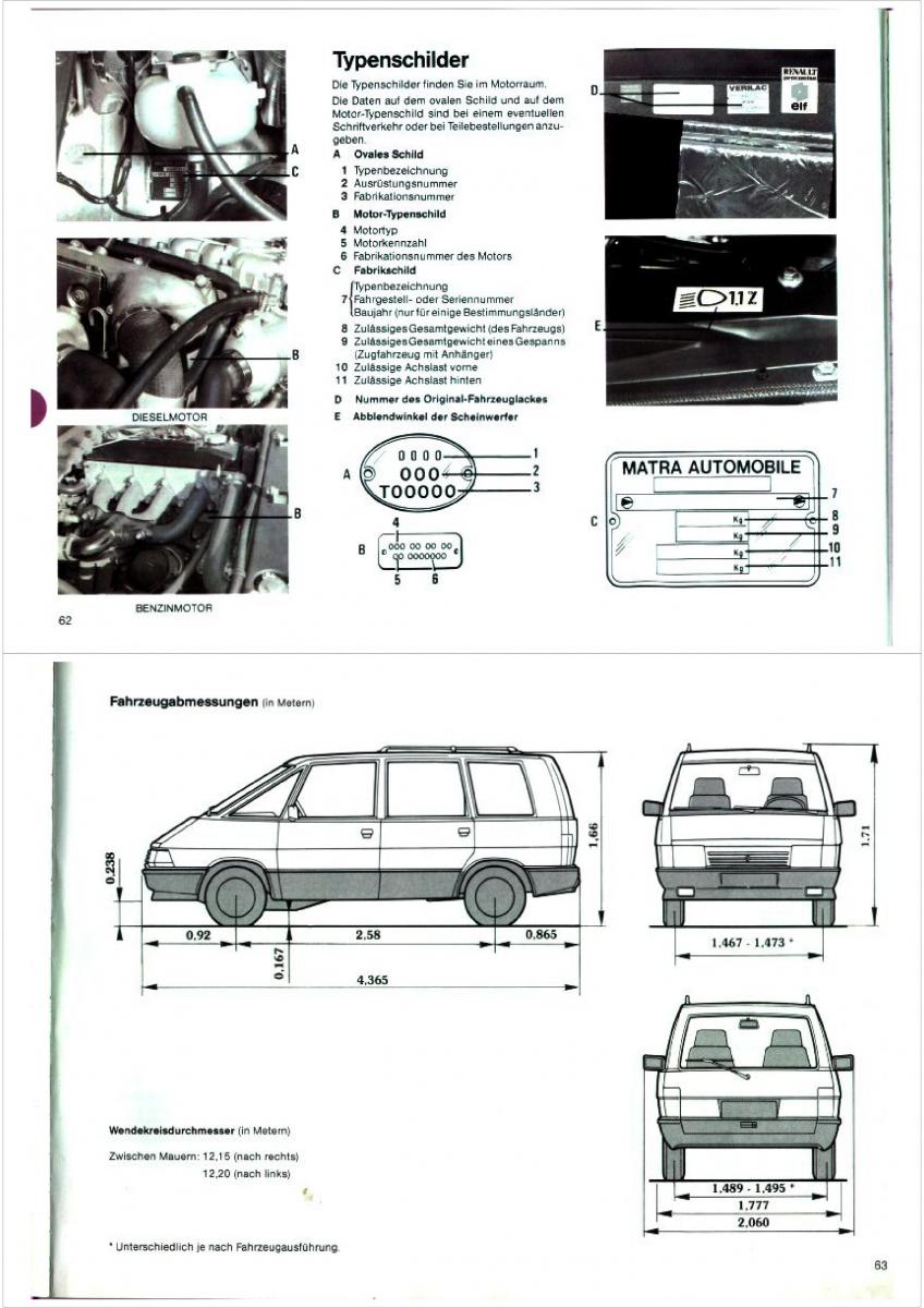 Renault Espace I 1 Handbuch / page 31