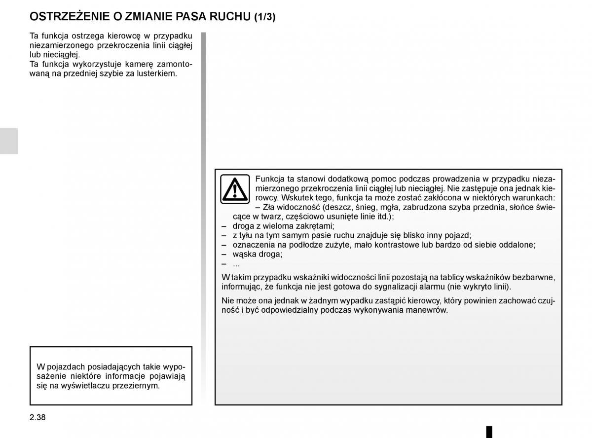 Reanult Espace V 5 instrukcja obslugi / page 146