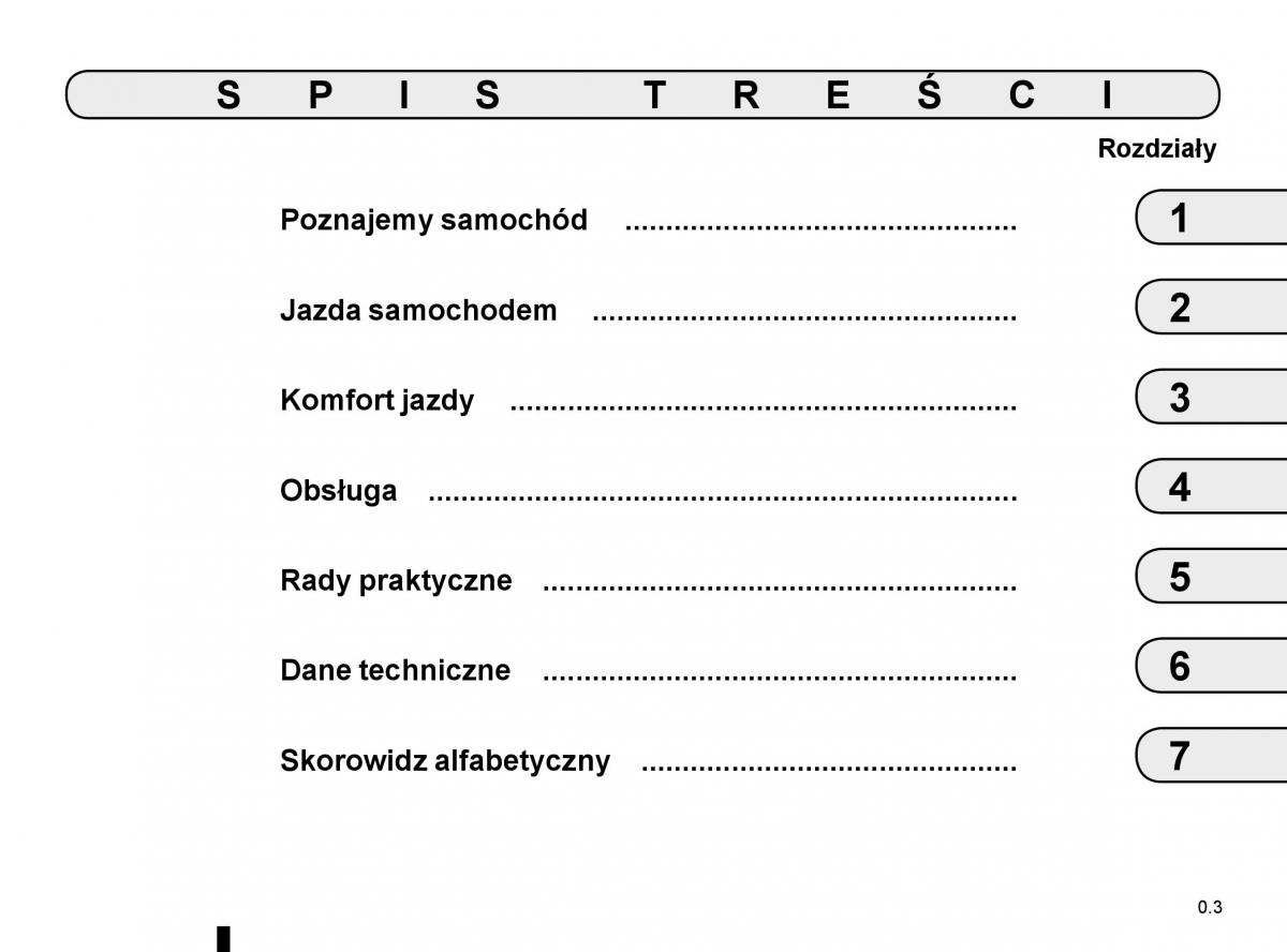 Reanult Espace V 5 instrukcja obslugi / page 5