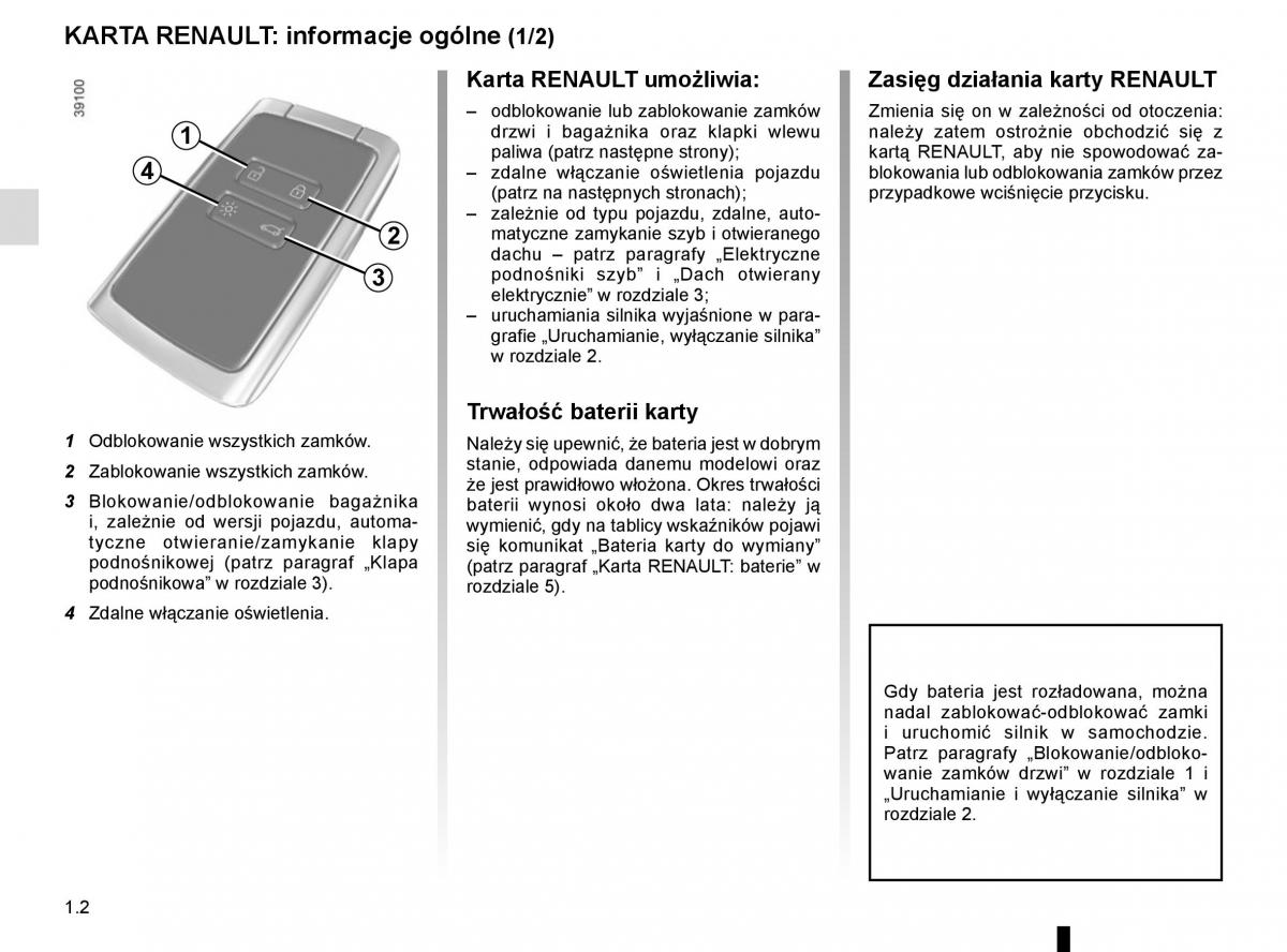 Reanult Espace V 5 instrukcja obslugi / page 8