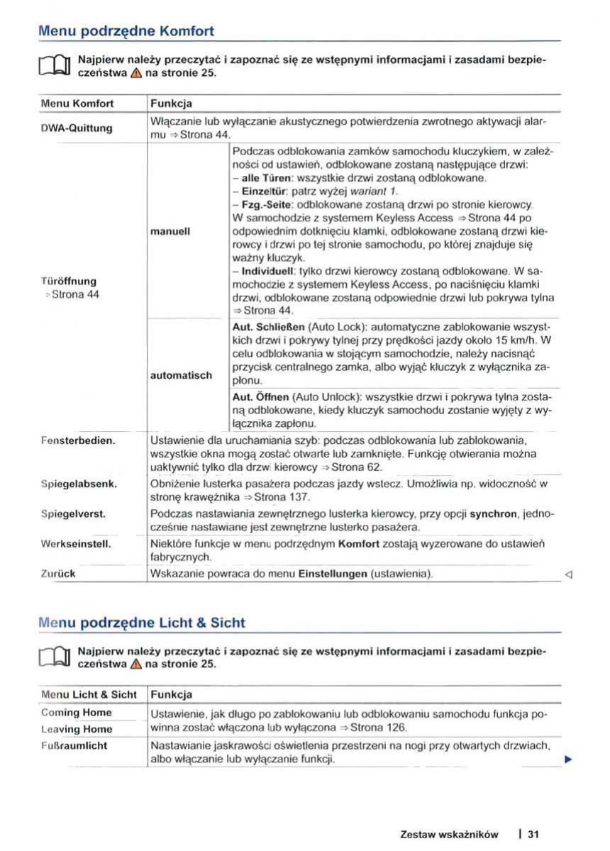 manual VW Sharan VW Sharan / page 33