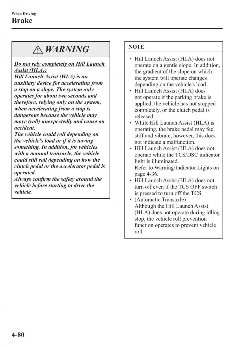 Mazda CX 3 owners manual / page 220