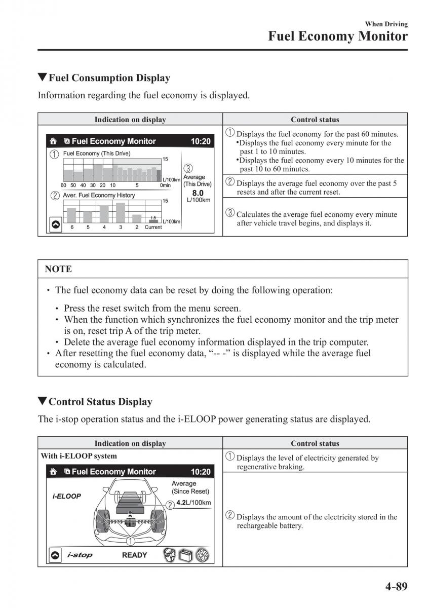 Mazda CX 3 owners manual / page 229
