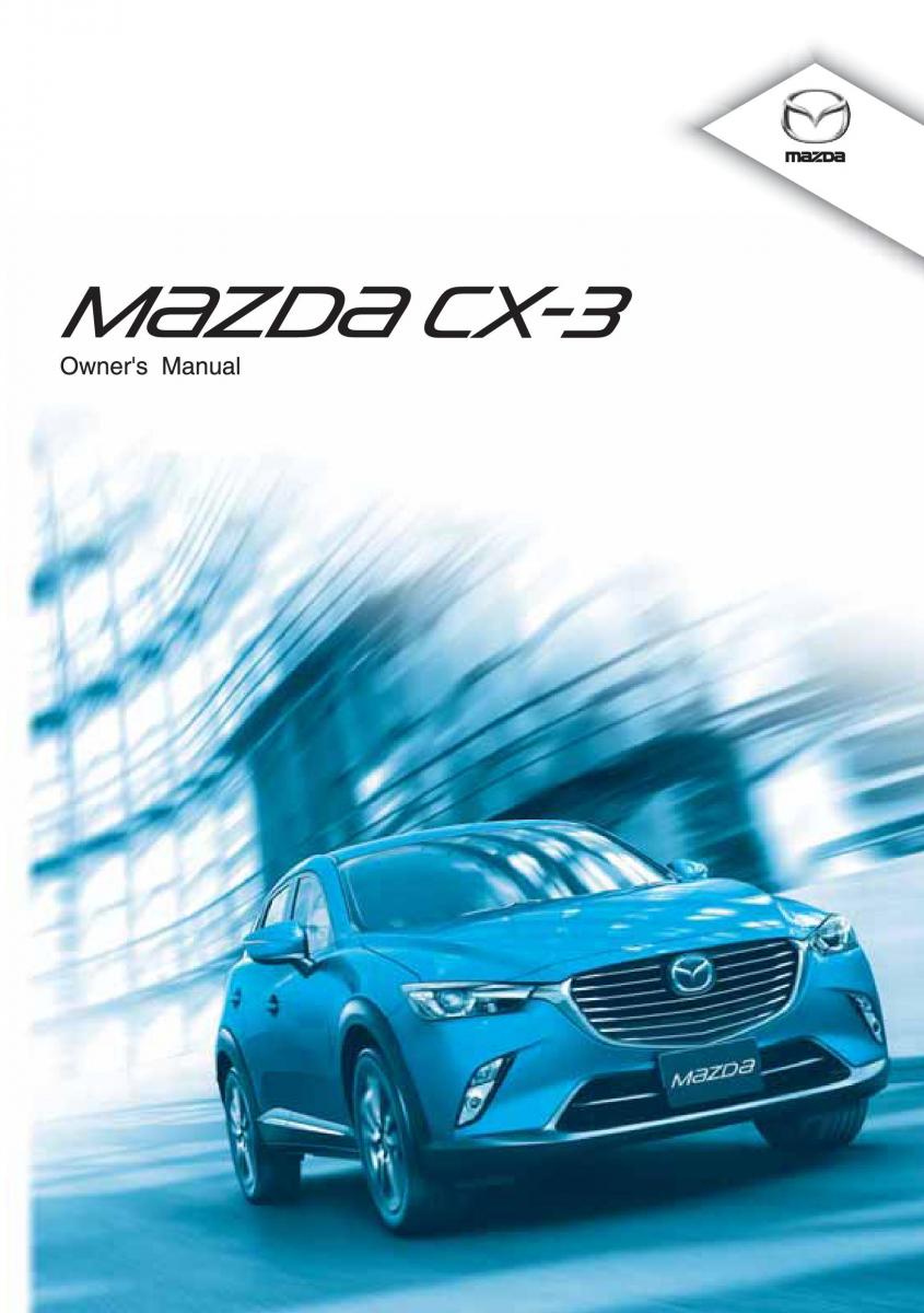 Mazda CX 3 owners manual / page 1