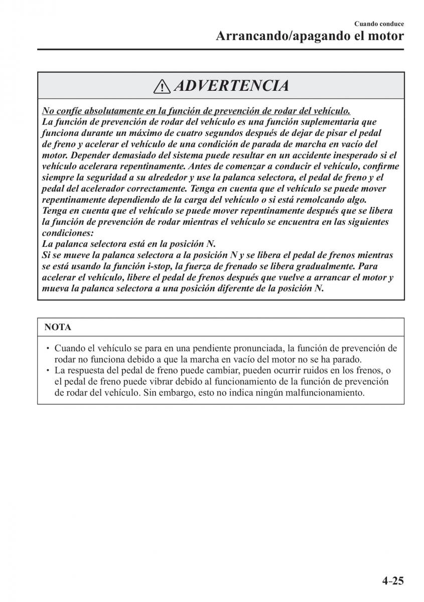 Mazda CX 3 manual del propietario / page 173