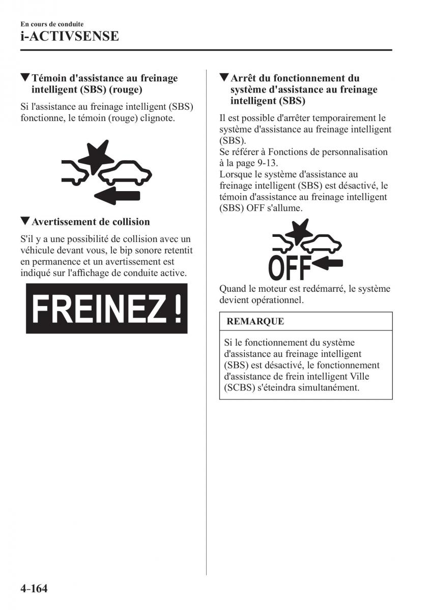 Mazda CX 3 manuel du proprietaire / page 316