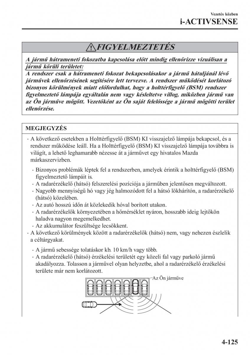 Mazda CX 3 Kezelesi utmutato / page 271