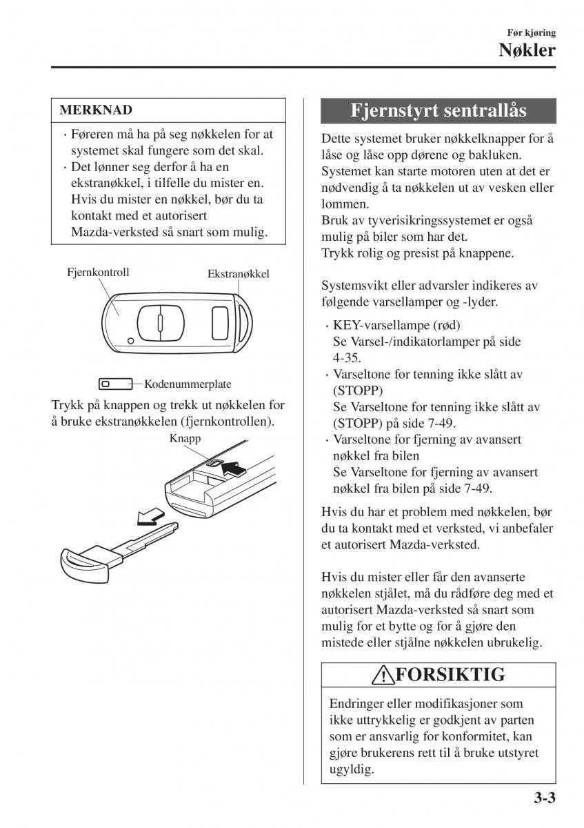  Mazda CX 3 Mazda CX 3 bruksanvisningen / page 77