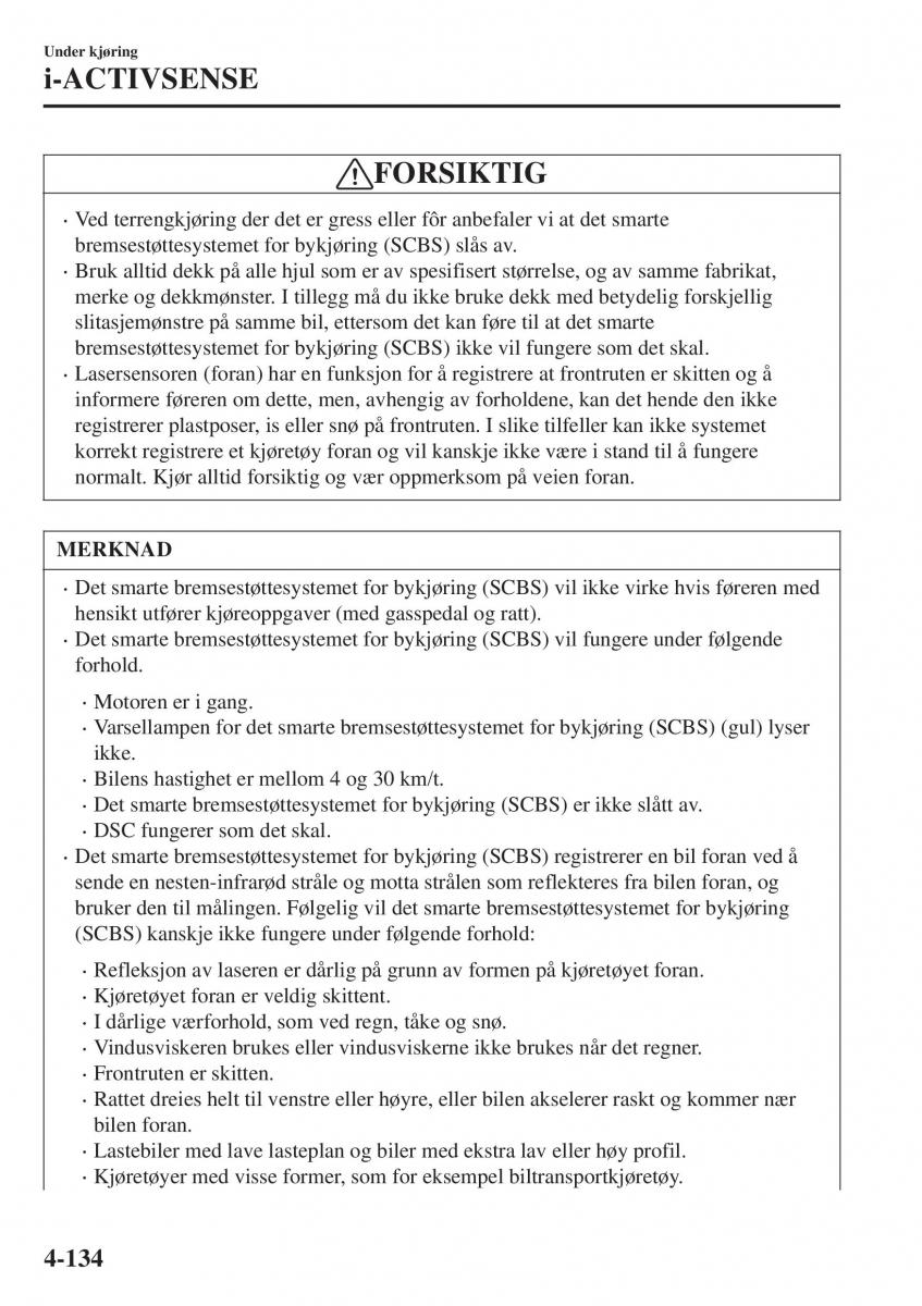 Mazda CX 3 bruksanvisningen / page 268