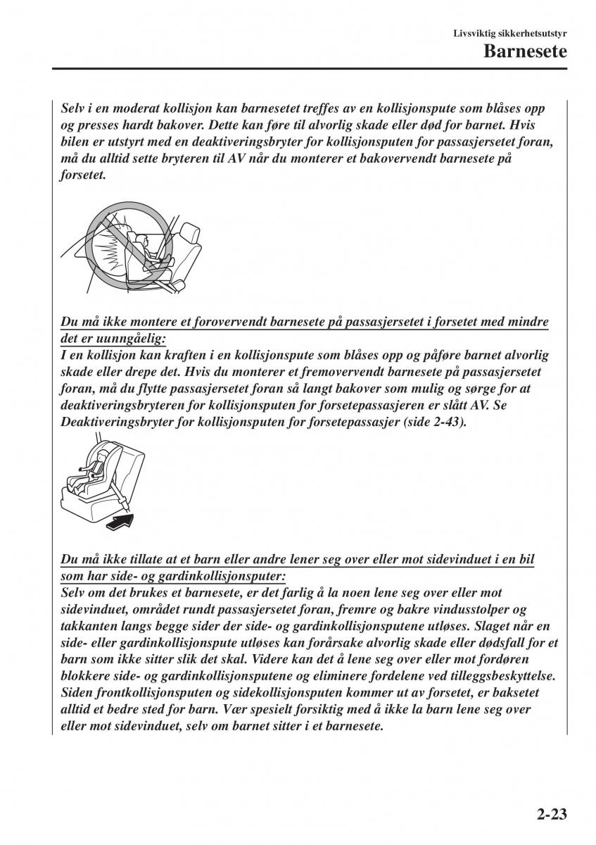  Mazda CX 3 Mazda CX 3 bruksanvisningen / page 43
