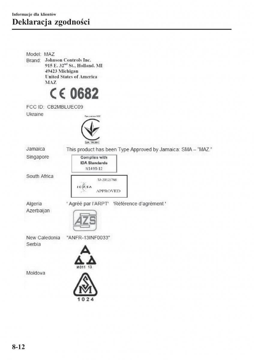 instrukcja obsługi Mazda CX 3 Mazda CX 3 instrukcja obslugi / page 644