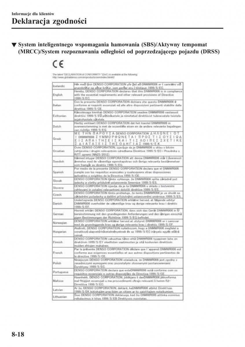 instrukcja obsługi Mazda CX 3 Mazda CX 3 instrukcja obslugi / page 650