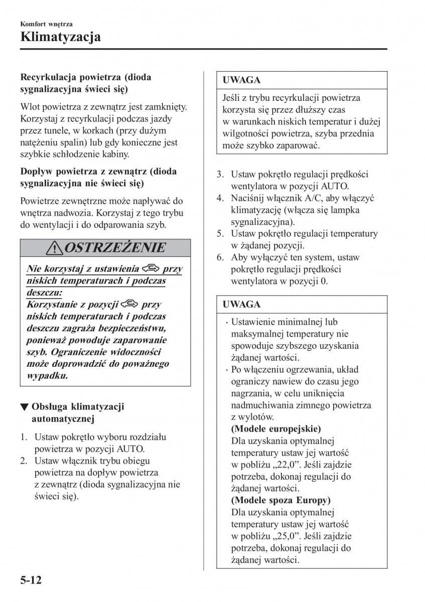 instrukcja obsługi Mazda CX 3 Mazda CX 3 instrukcja obslugi / page 356