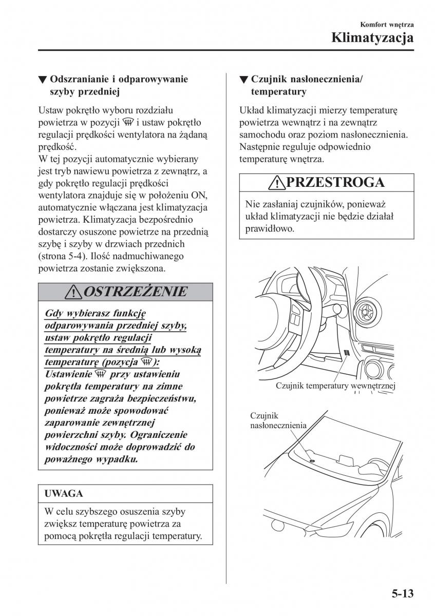 instrukcja obsługi Mazda CX 3 Mazda CX 3 instrukcja obslugi / page 357