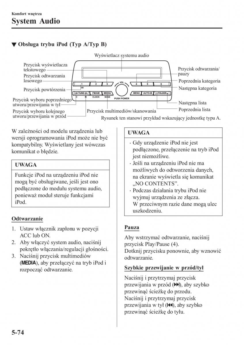 instrukcja obsługi Mazda CX 3 Mazda CX 3 instrukcja obslugi / page 418