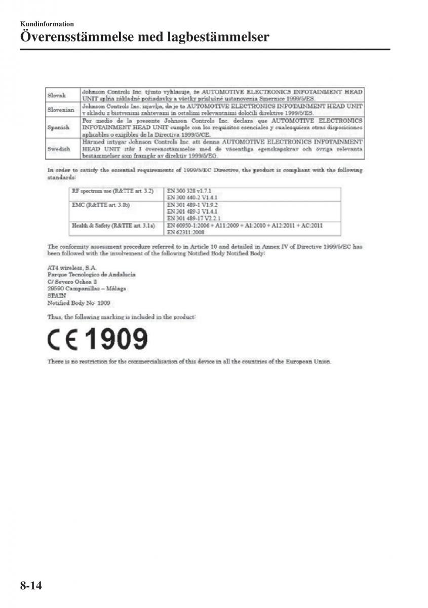  Mazda CX 3 Mazda CX 3 instruktionsbok / page 598