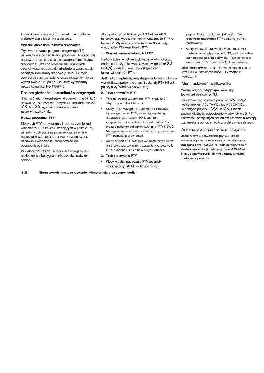 Nissan Navara III 3 instrukcja obslugi / page 140
