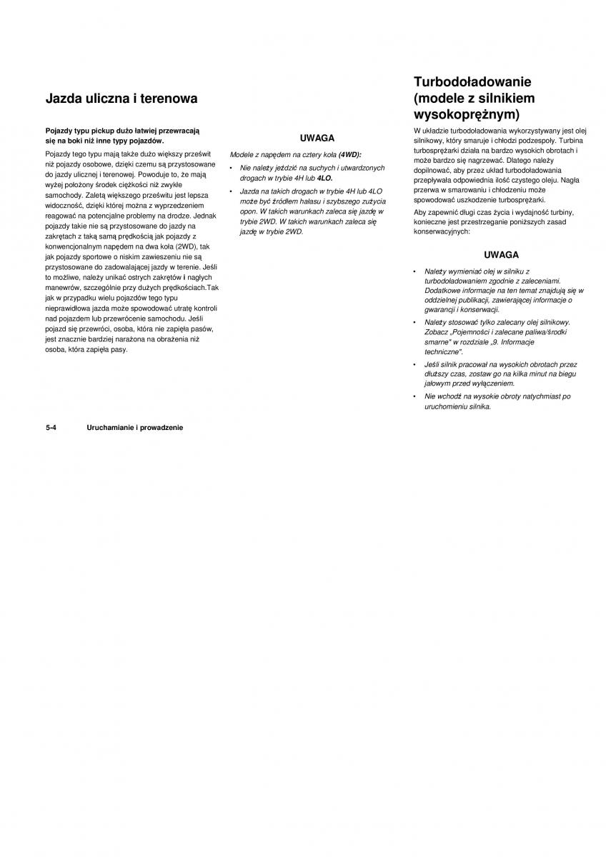 Nissan Navara III 3 instrukcja obslugi / page 166