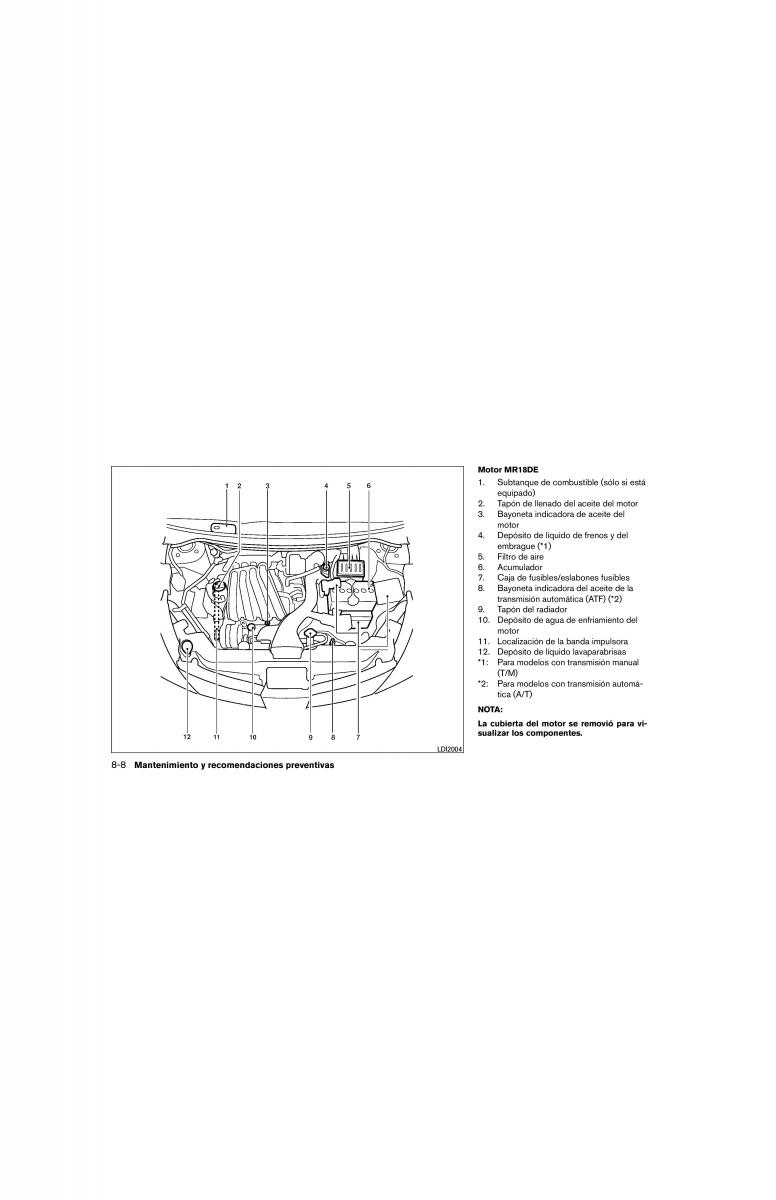 instrukcja obsługi Nissan Tiida Nissan Tiida Versa I 1 manual del propietario / page 276