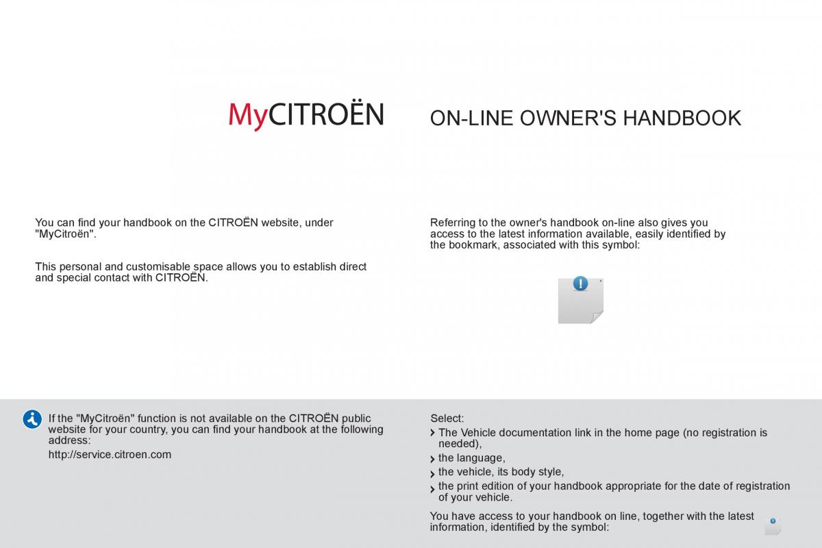 Citroen DS4 owners manual / page 2