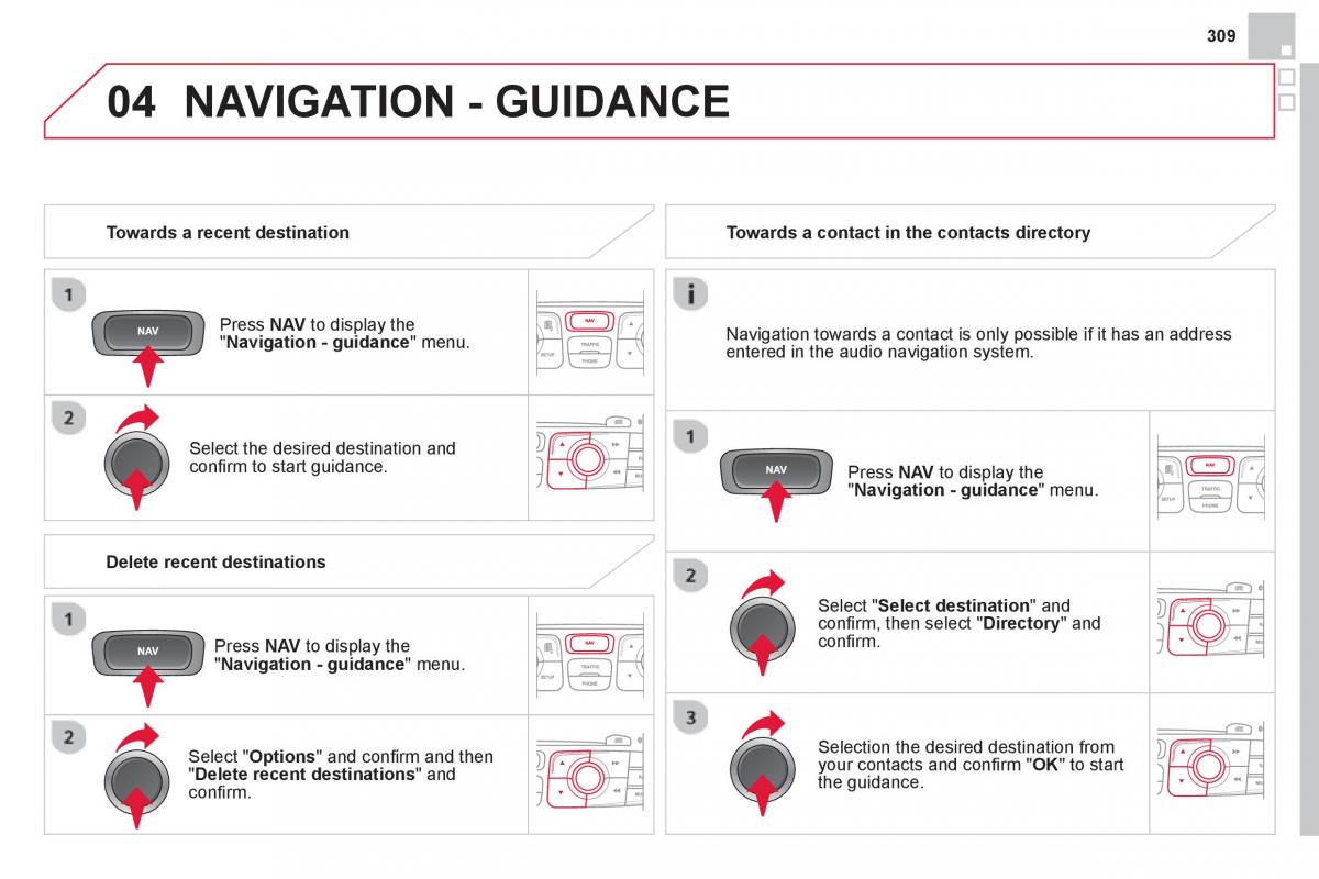 Citroen DS4 owners manual / page 311