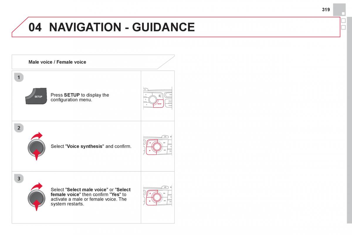 Citroen DS4 owners manual / page 321