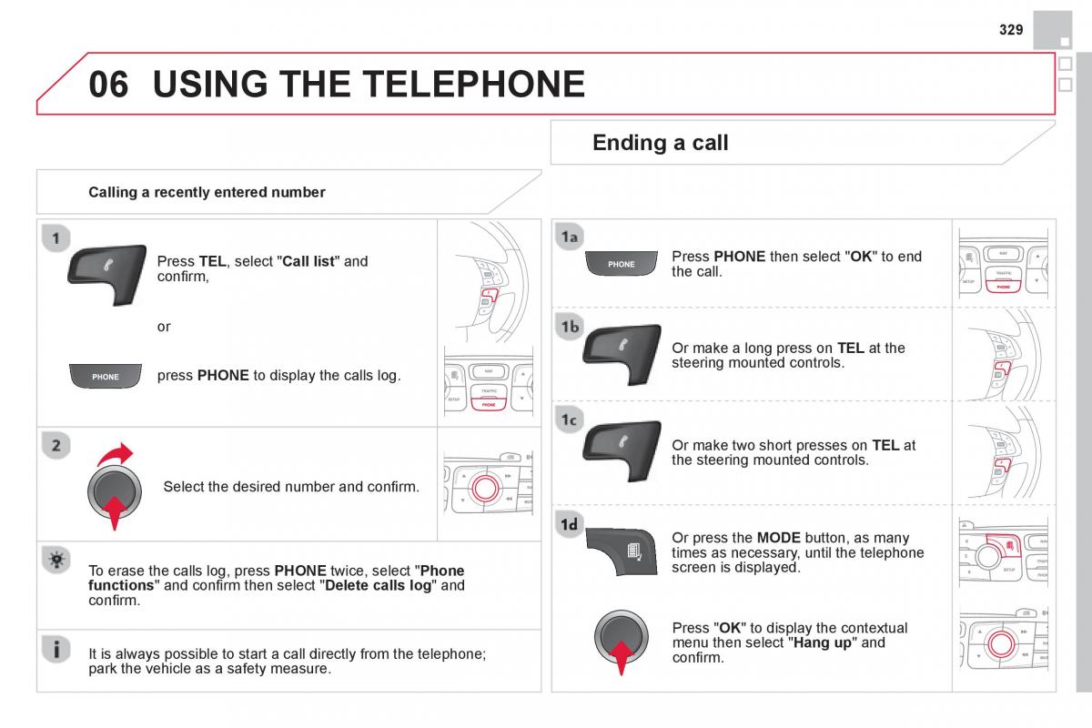 Citroen DS4 owners manual / page 331
