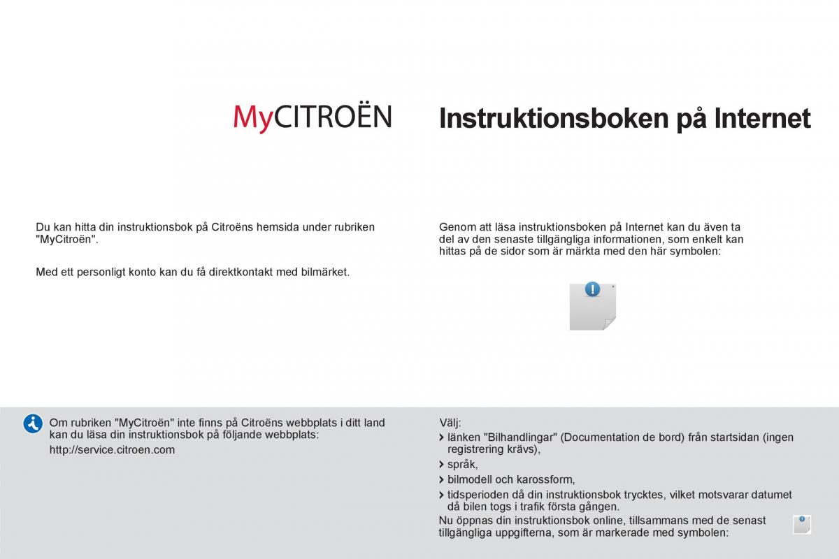 Citroen DS5 instruktionsbok / page 2