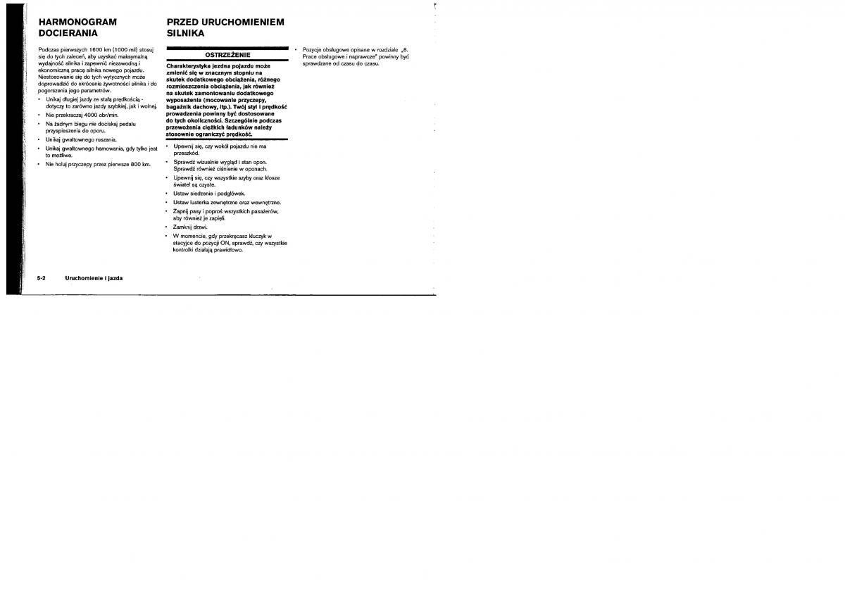 Nissan Murano I 1 Z50 instrukcja obslugi / page 137