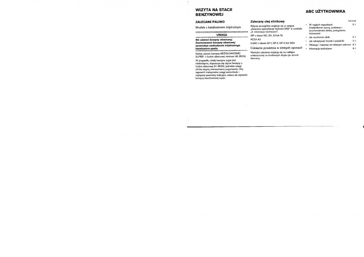 Nissan Murano I 1 Z50 instrukcja obslugi / page 236