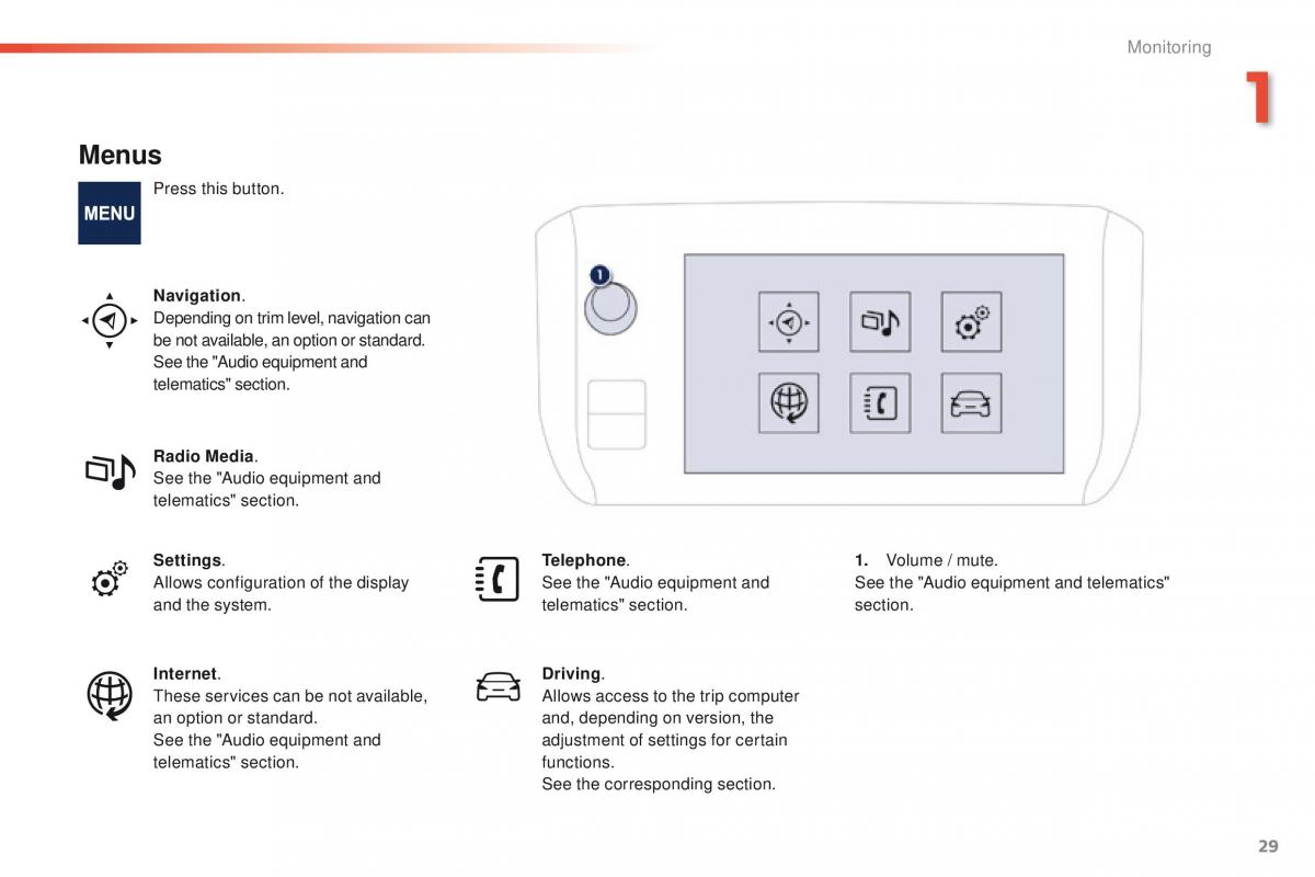 instrukcja obsługi  Peugeot 208 owners manual / page 31