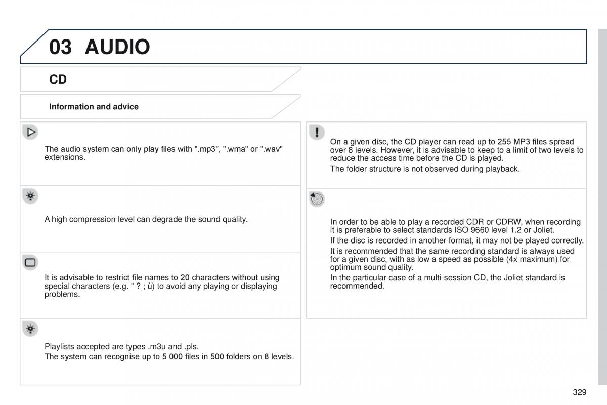 instrukcja obsługi  Peugeot 208 owners manual / page 331