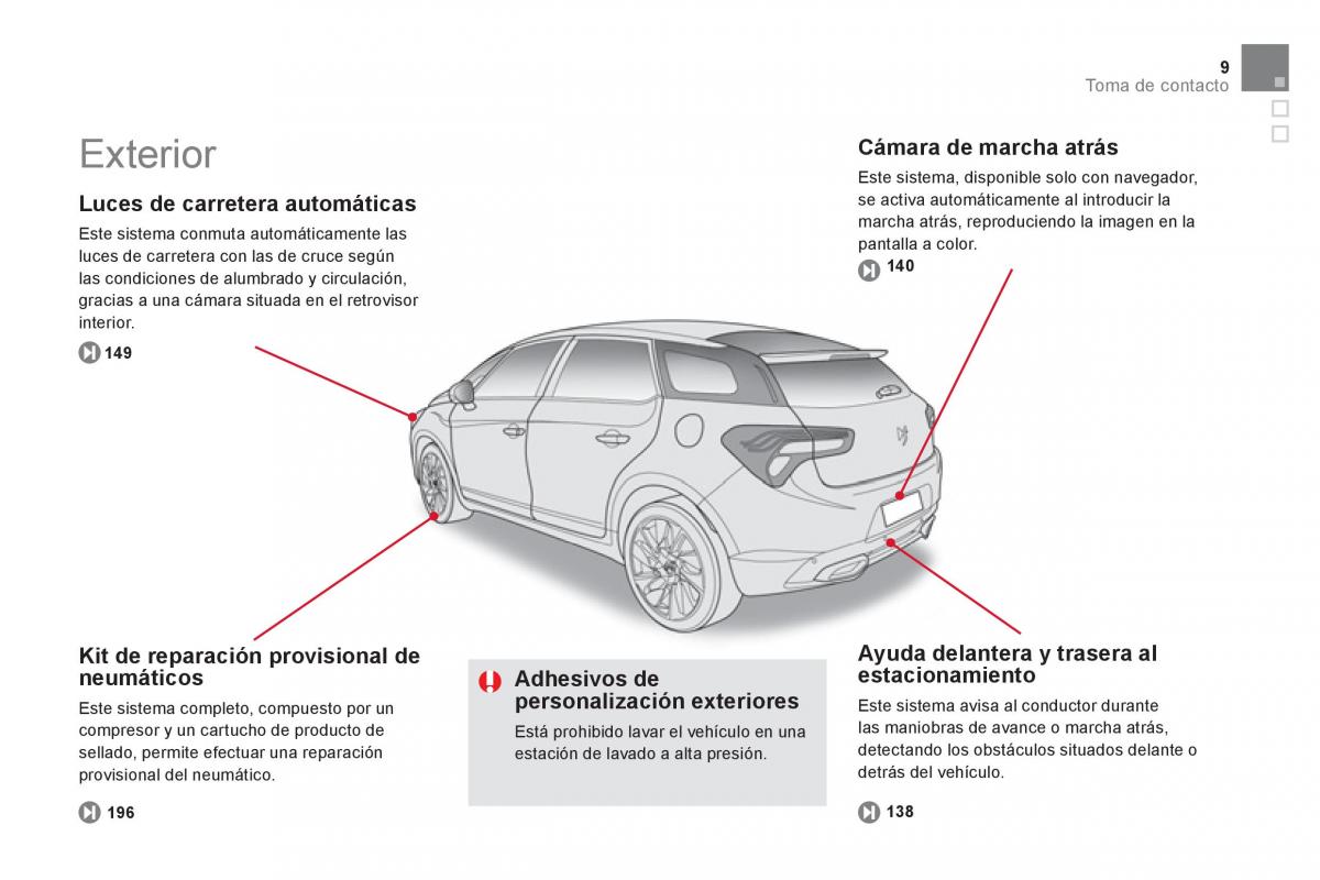 Citroen DS5 manual del propietario / page 11