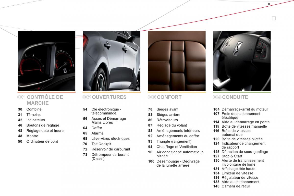 Citroen DS5 manuel du proprietaire / page 5