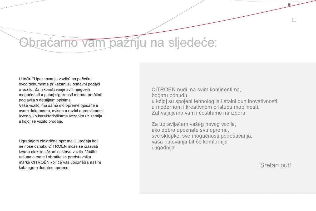 Citroen DS5 vlasnicko uputstvo / page 3