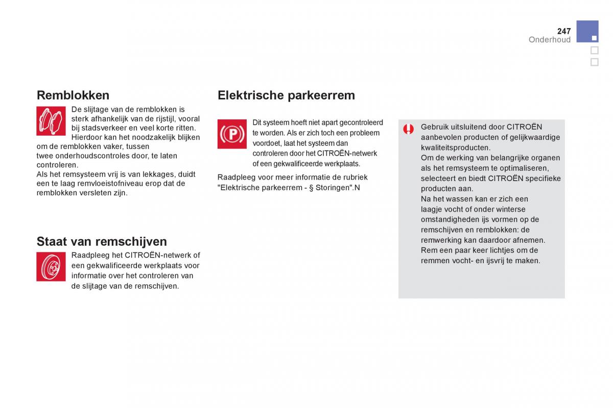 Citroen DS5 handleiding / page 249