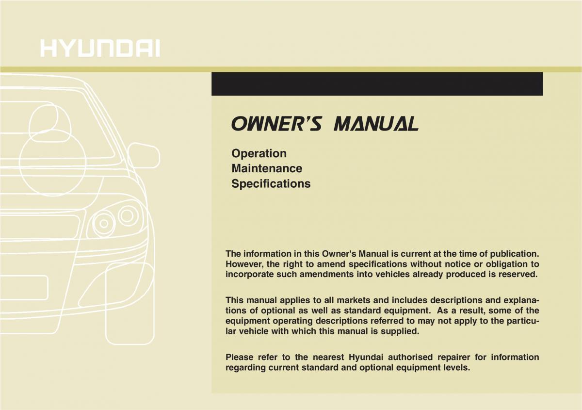 Hyundai ix20 owners manual / page 1