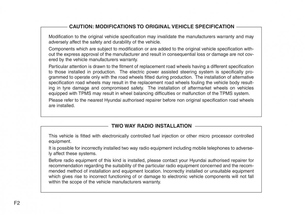 Hyundai ix20 owners manual / page 2