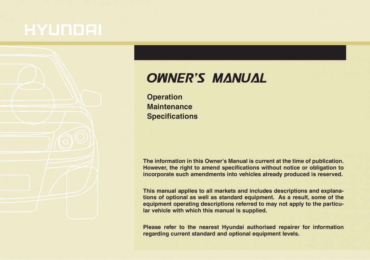 Hyundai i40 owners manual / page 1