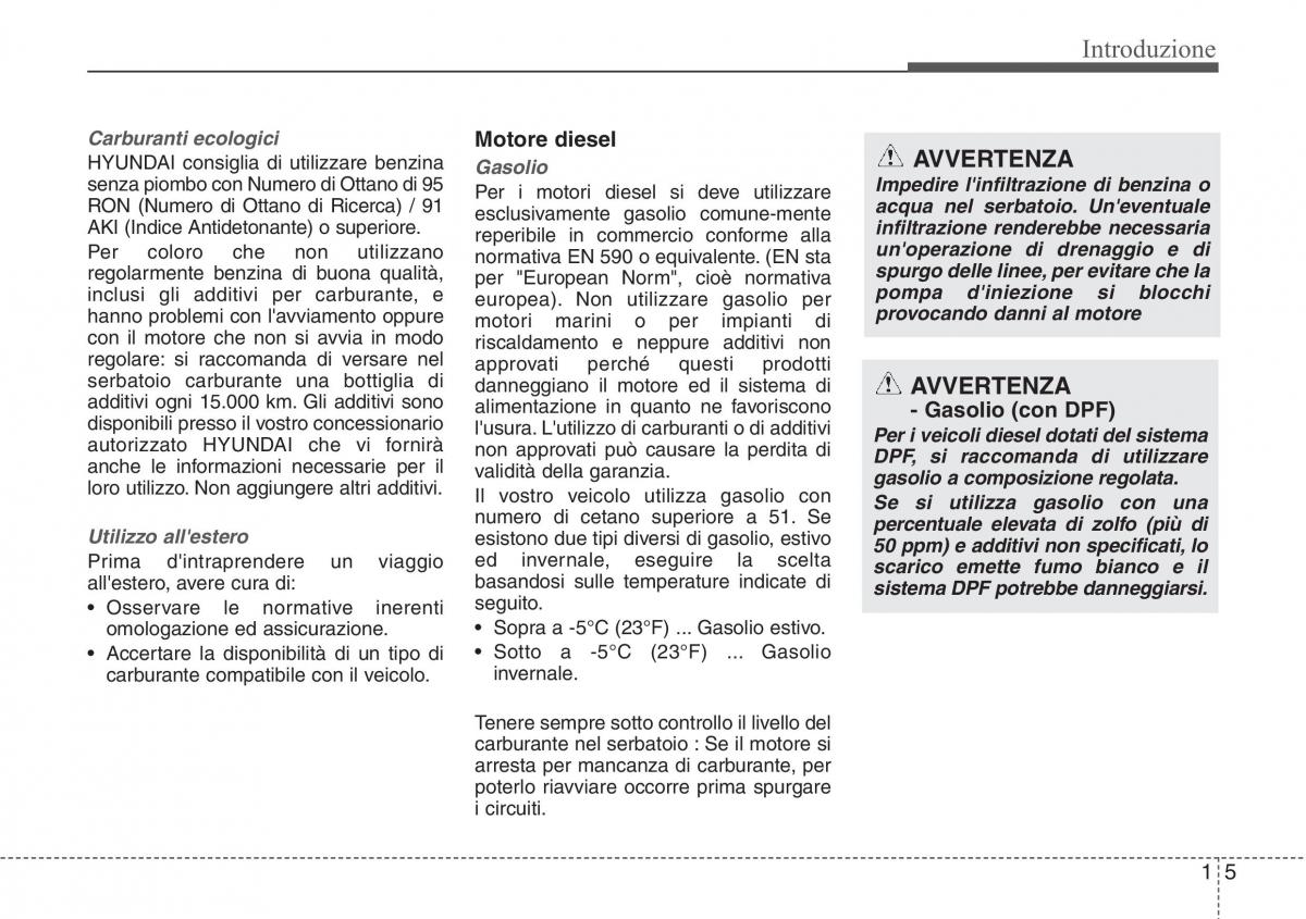 Hyundai i40 manuale del proprietario / page 10