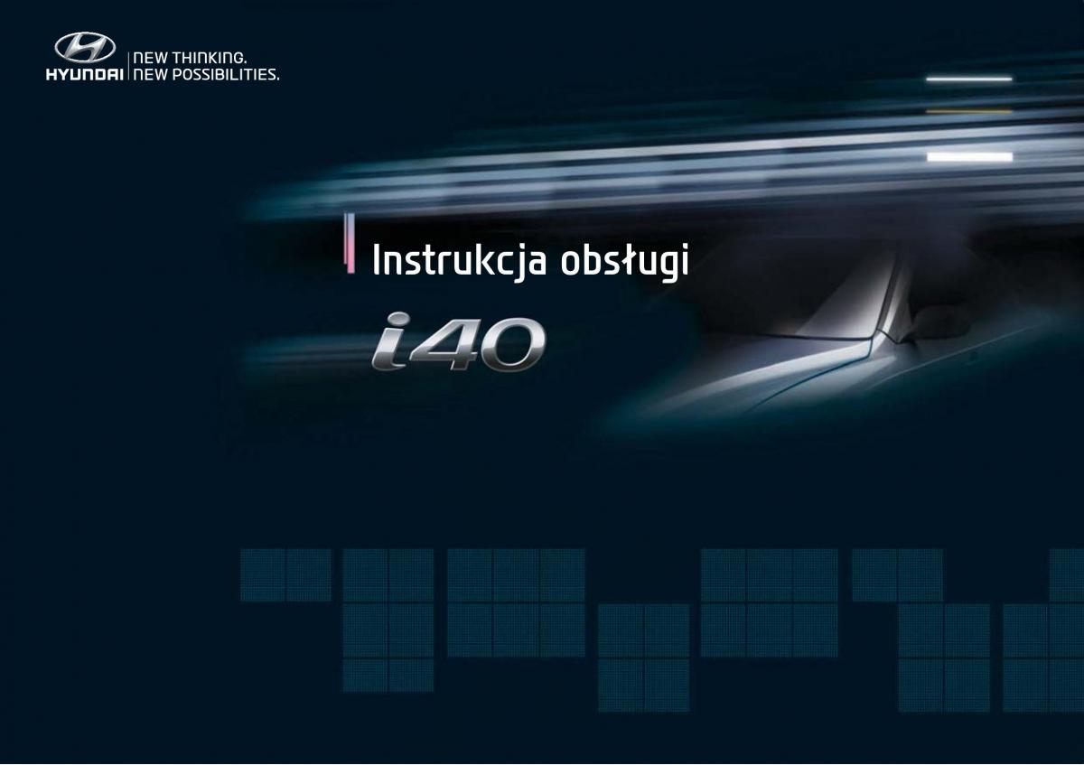 Hyundai i40 instrukcja obslugi / page 1