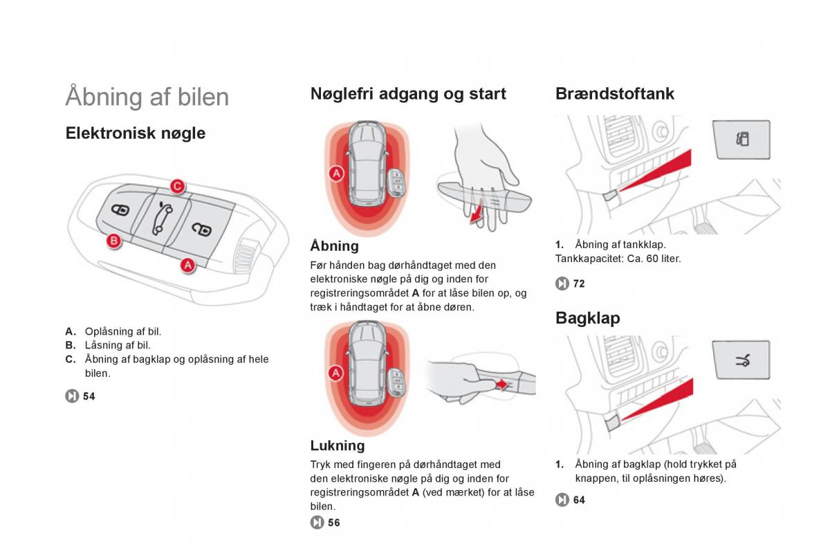 Citroen DS5 Bilens instruktionsbog / page 12