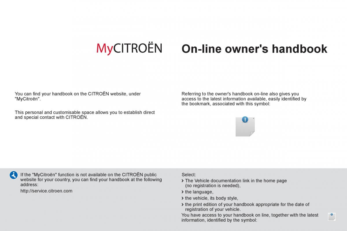 Citroen DS5 owners manual / page 2