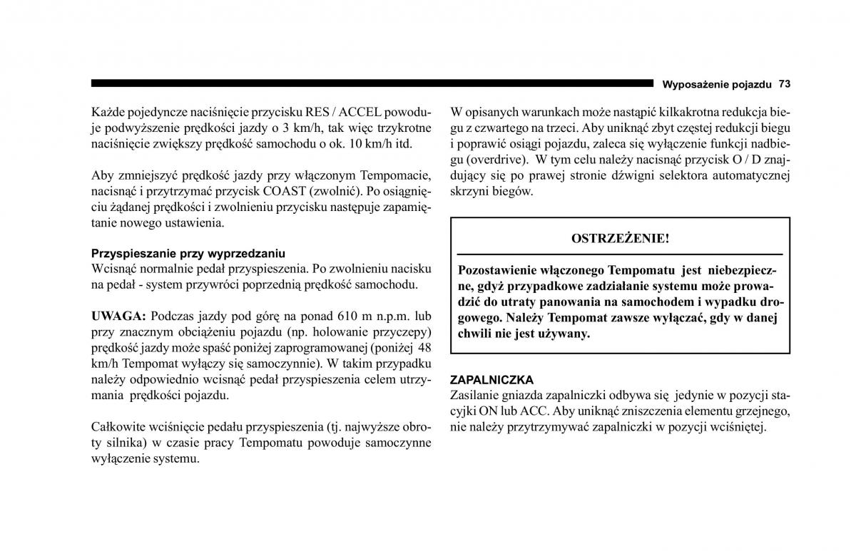 Jeep Cherokee KJ instrukcja obslugi / page 74