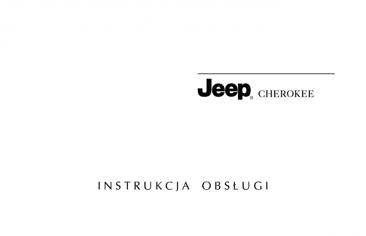 Jeep Cherokee KJ instrukcja obslugi / page 1
