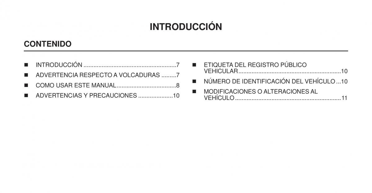 Jeep Cherokee KK manual del propietario / page 7