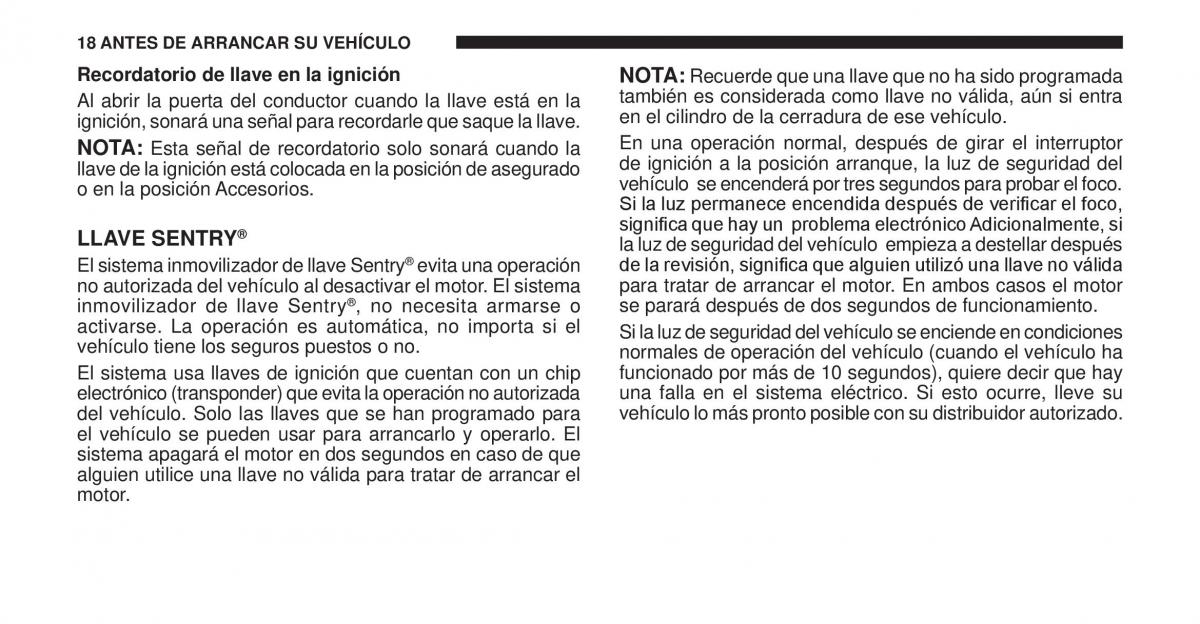 Jeep Cherokee KK manual del propietario / page 19