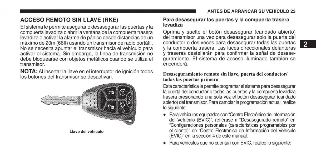 Jeep Cherokee KK manual del propietario / page 24